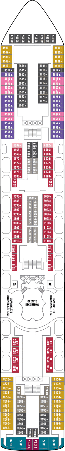 Norwegian Star Deck plan & cabin plan from 07/05/2011 before 25/01/2015