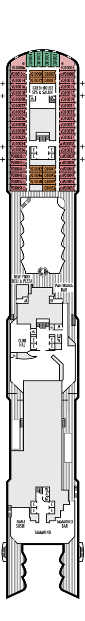 Nieuw Statendam Deck plan & cabin plan