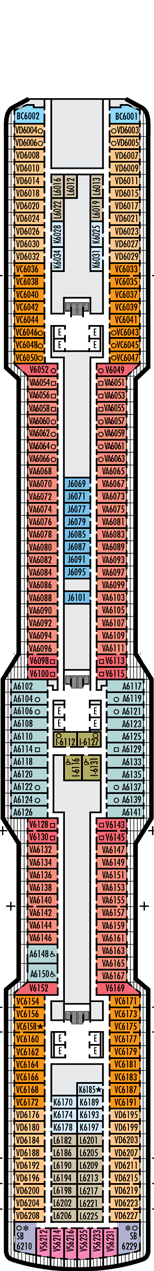 Deck plan Nieuw Statendam on full screen