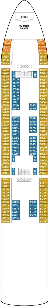 Norwegian Dawn Deck Plan & Cabin Plan