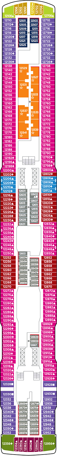 Norwegian Joy Deck Plan & Cabin Plan Before 18 09 2020