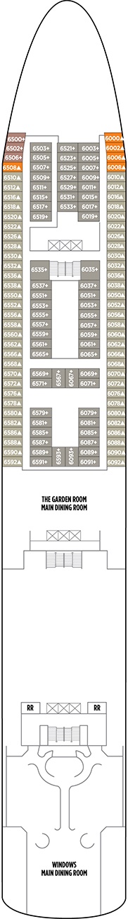 Norwegian Spirit Deckplan Kabinen Plan