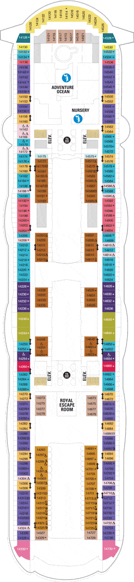 Oasis Of The Seas Deck Plan Cabin Plan