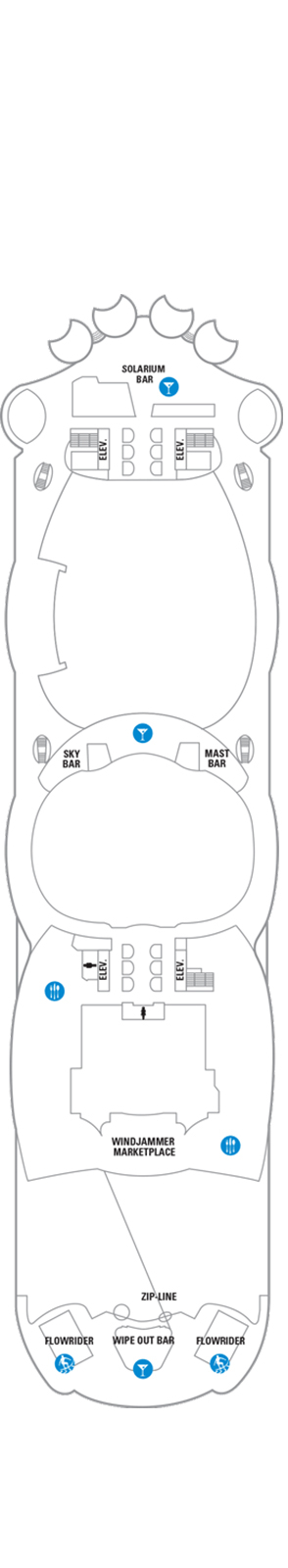 Oasis of the Seas Deck plan &amp; cabin plan