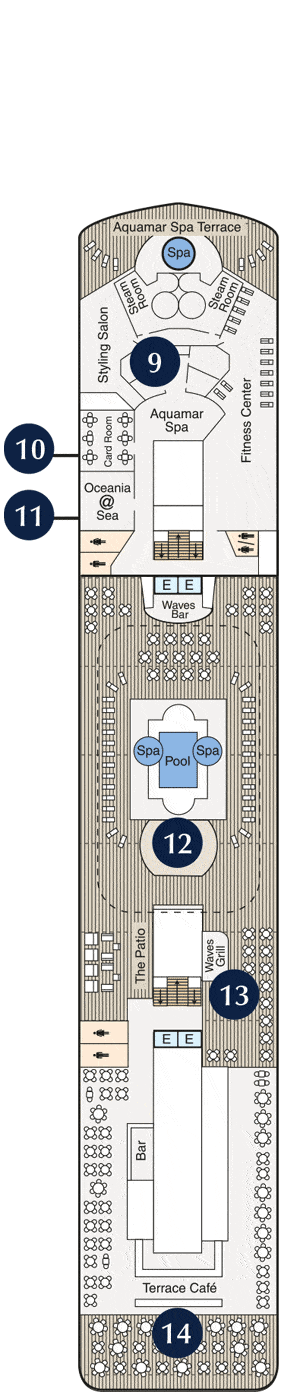 Regatta Deckplan & Kabinen-Plan