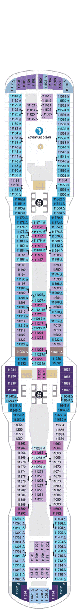 Odyssey Of The Seas Deck Plan Cabin Plan