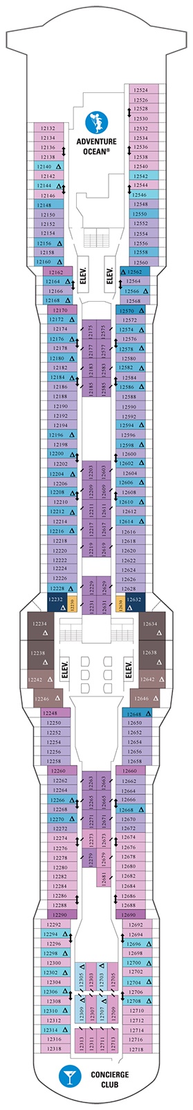 Ovation Of The Seas Deck Plan & Cabin Plan