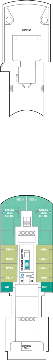 Norwegian Pearl Deck plan & cabin plan