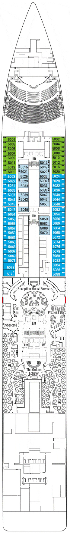 Msc Preziosa Deck Plan Cabin Plan