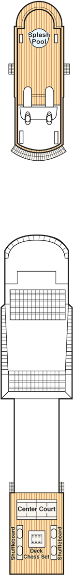 Island Princess Deck plan & cabin plan