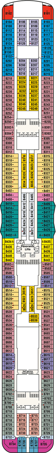 Majestic Princess Deck Map