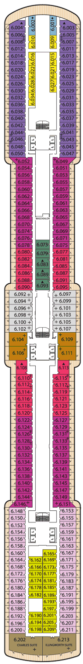 Queen Elizabeth Deck Plan & Cabin Plan