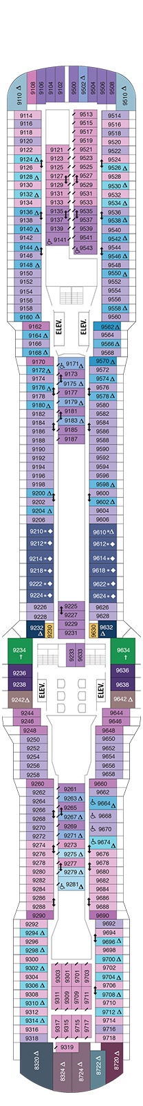 Quantum of the Seas Deck plan & cabin plan