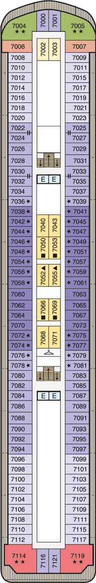 Oceania Insignia Deck Plan & Cabin Plan