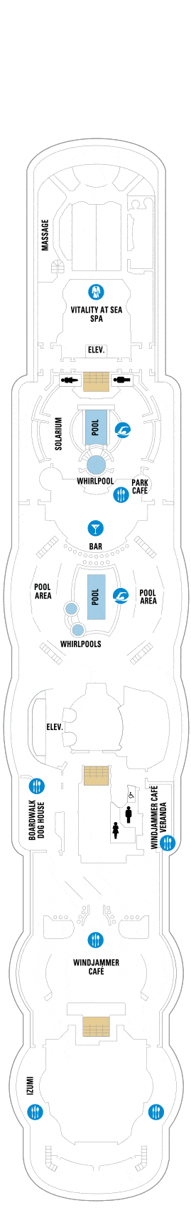 Radiance Of The Seas Deck Plan And Cabin Plan 8129