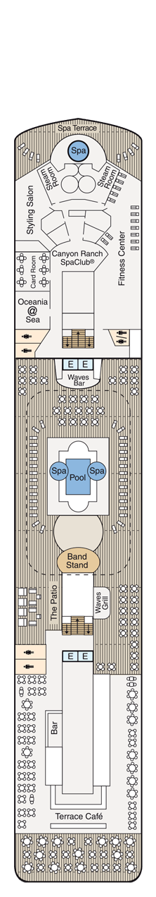 Oceania Regatta Deck Plan & Cabin Plan