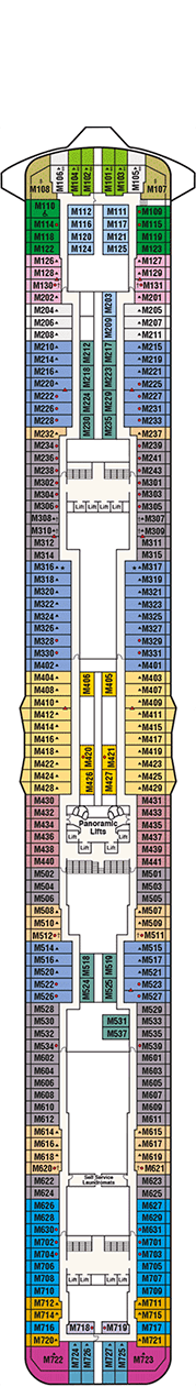 Royal Princess Deck Plan And Cabin Plan 4861