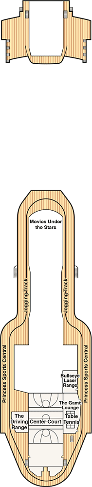 Royal Princess Deck plan & cabin plan