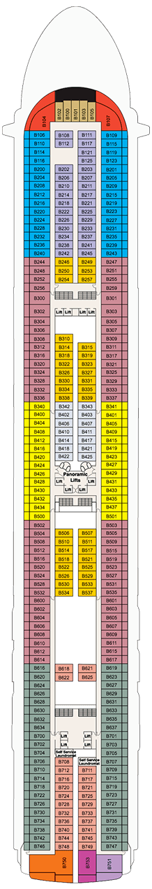 Sapphire Princess Deck Plan Cabin Plan