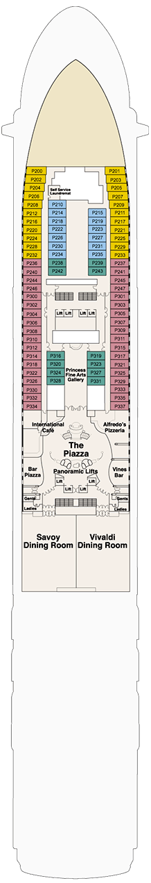 Sapphire Princess Deck Plan Cabin Plan