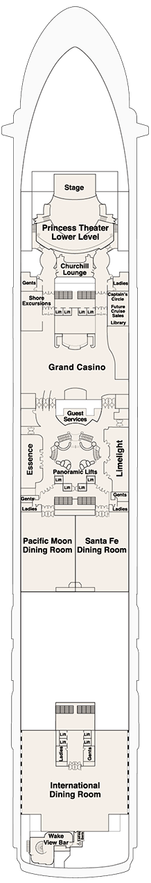 Sapphire Princess Deck Plan Cabin Plan