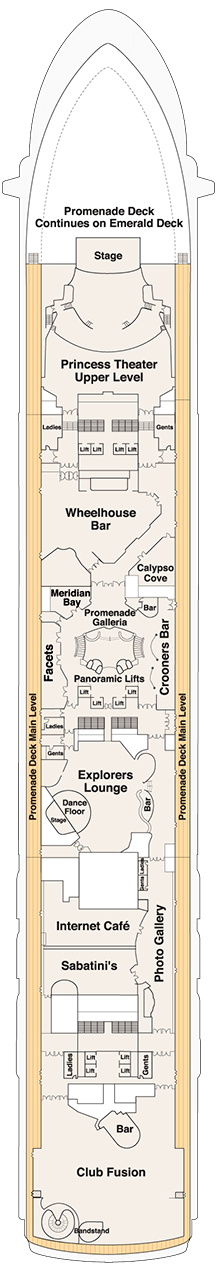 Sapphire Princess Deck Plan Cabin Plan