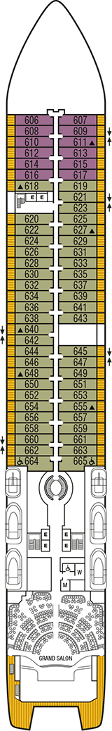 Seabourn Encore Deck Plan And Cabin Plan