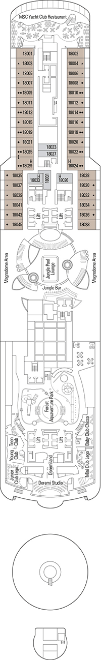 Msc Seaside Deck Plan & Cabin Plan