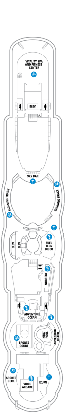 Serenade of the Seas Deck plan & cabin plan