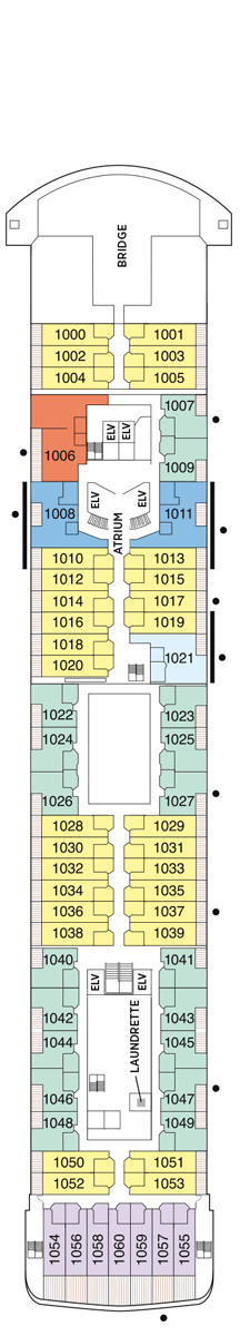 Seven Seas Voyager Deck plan & cabin plan