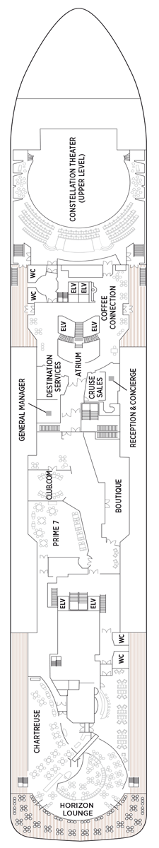 Seven Seas Voyager Deck plan & cabin plan