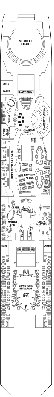 Celebrity Silhouette Promenade deck