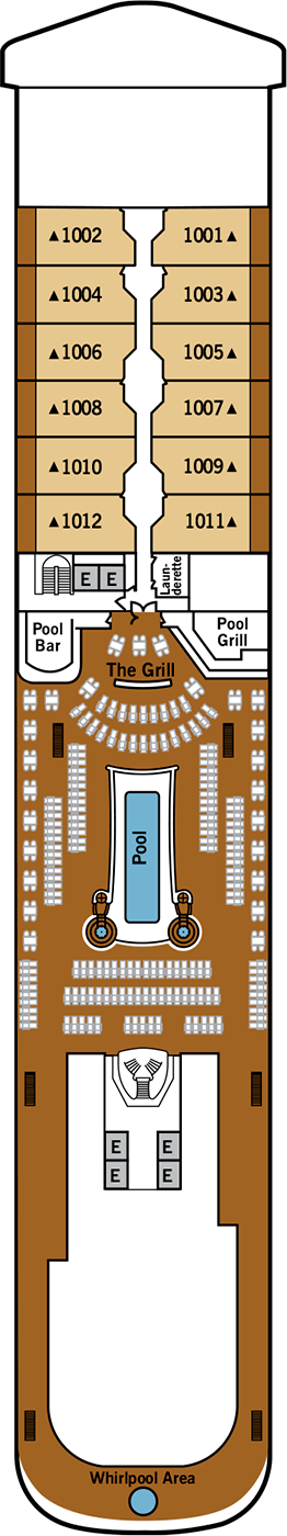 Silver Dawn Deck plan & cabin plan