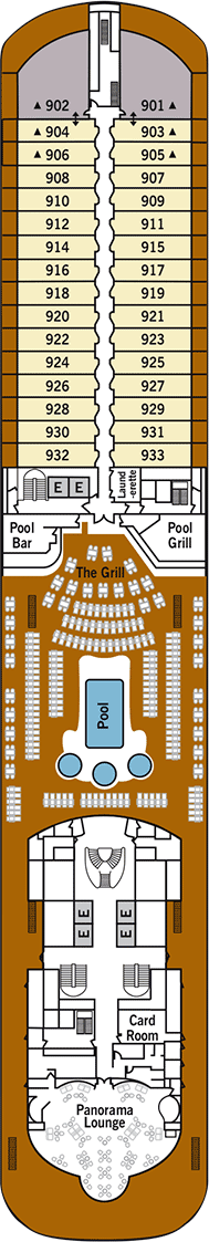 Silver Spirit Deck plan & cabin plan