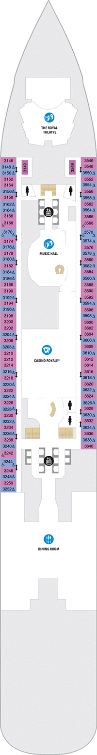 Spectrum of the Seas Deck 3