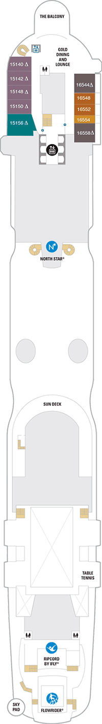 Spectrum of the Seas Deck 16