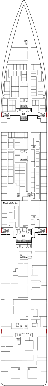 MSC Splendida Deck plan & cabin plan