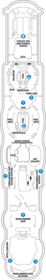 Serenade of the Seas Deck plan & cabin plan