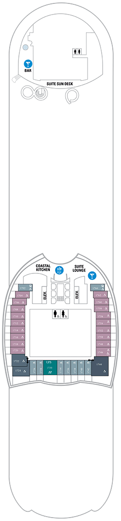 Symphony of the Seas Deck plan & cabin plan