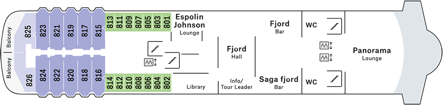 Trollfjord Deck 8