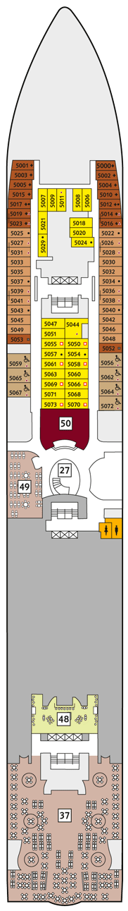 Mein Schiff 2 Deckplan & Kabinen-Plan