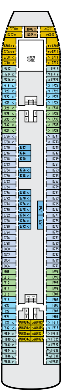 Veendam A deck