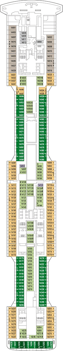 MSC Virtuosa Deck Plan & Cabin Plan