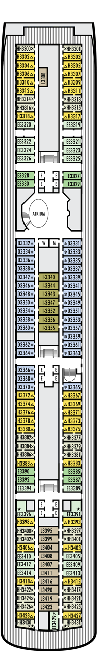 Zaandam Ship Deck Plan Ms & Cabin