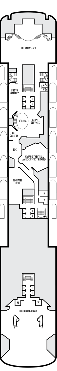 MS Zaandam Deck plan & cabin plan